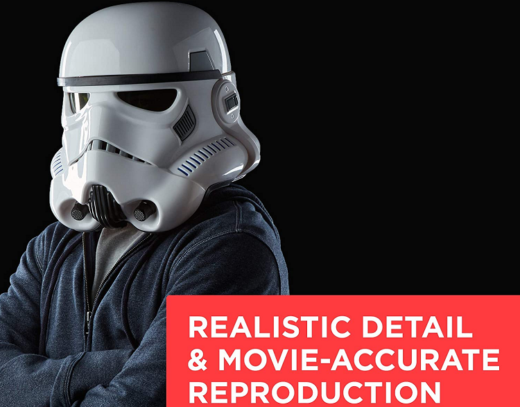 Star Wars The Black Series Rogue One: A Star Wars Story Imperial Stormtrooper Electronic Voice Changer Helmet