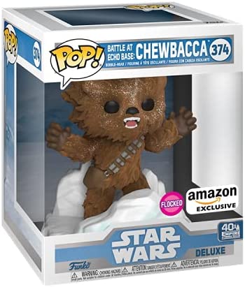  Funko Pop! Deluxe Star Wars: Battle at Echo Base Series - Chewbacca (Flocked)