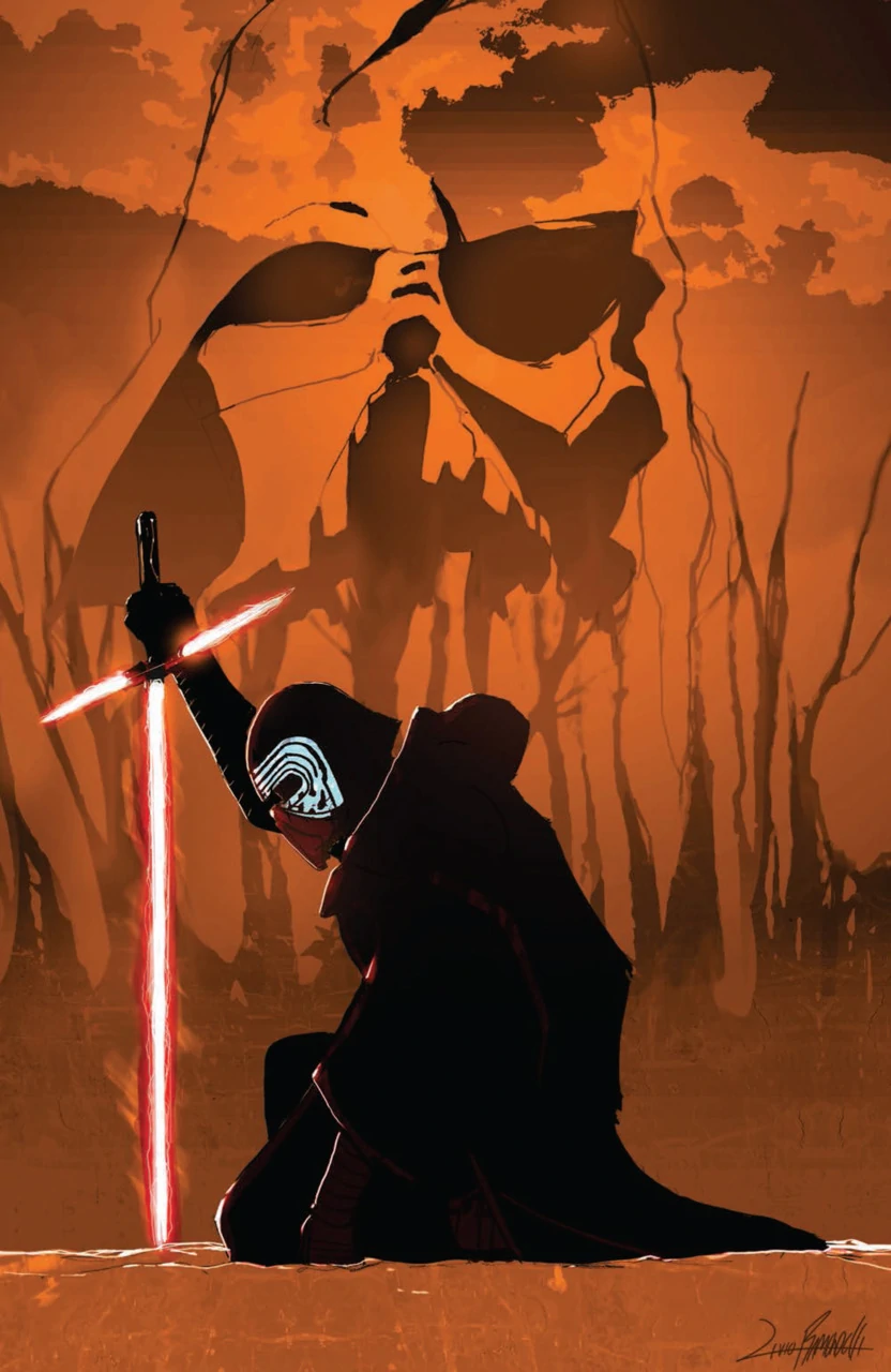 Kylo with Lightsaber