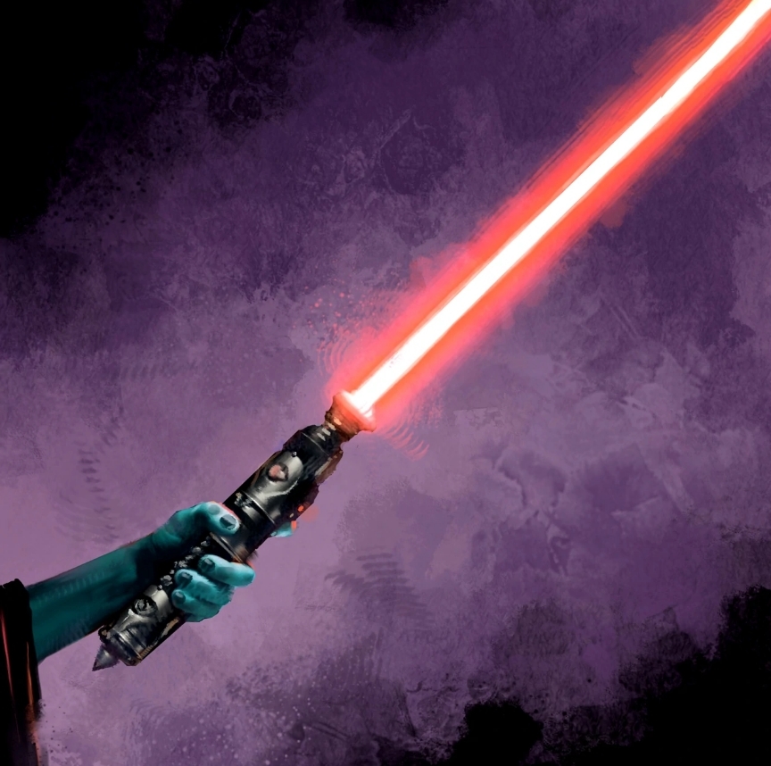 iconic sith lightsaber