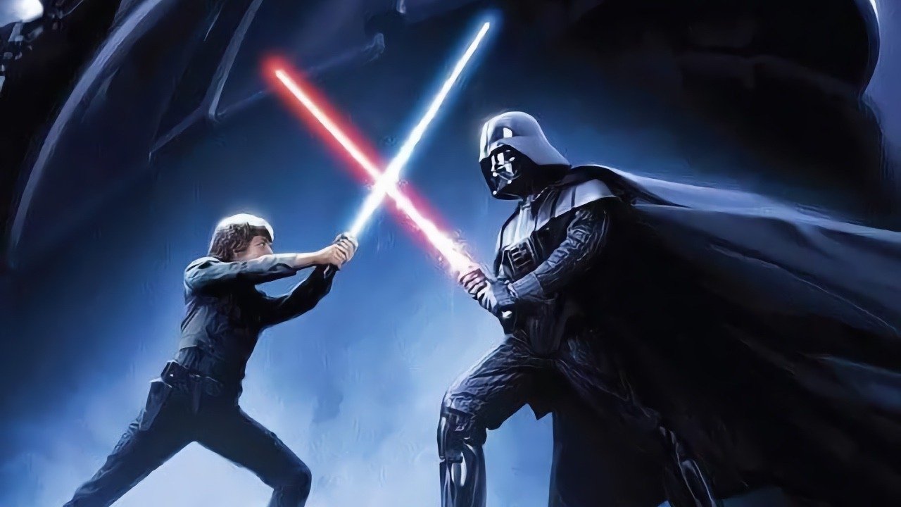 skywalker vader battle