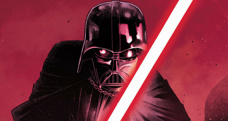 vader's red lightsaber