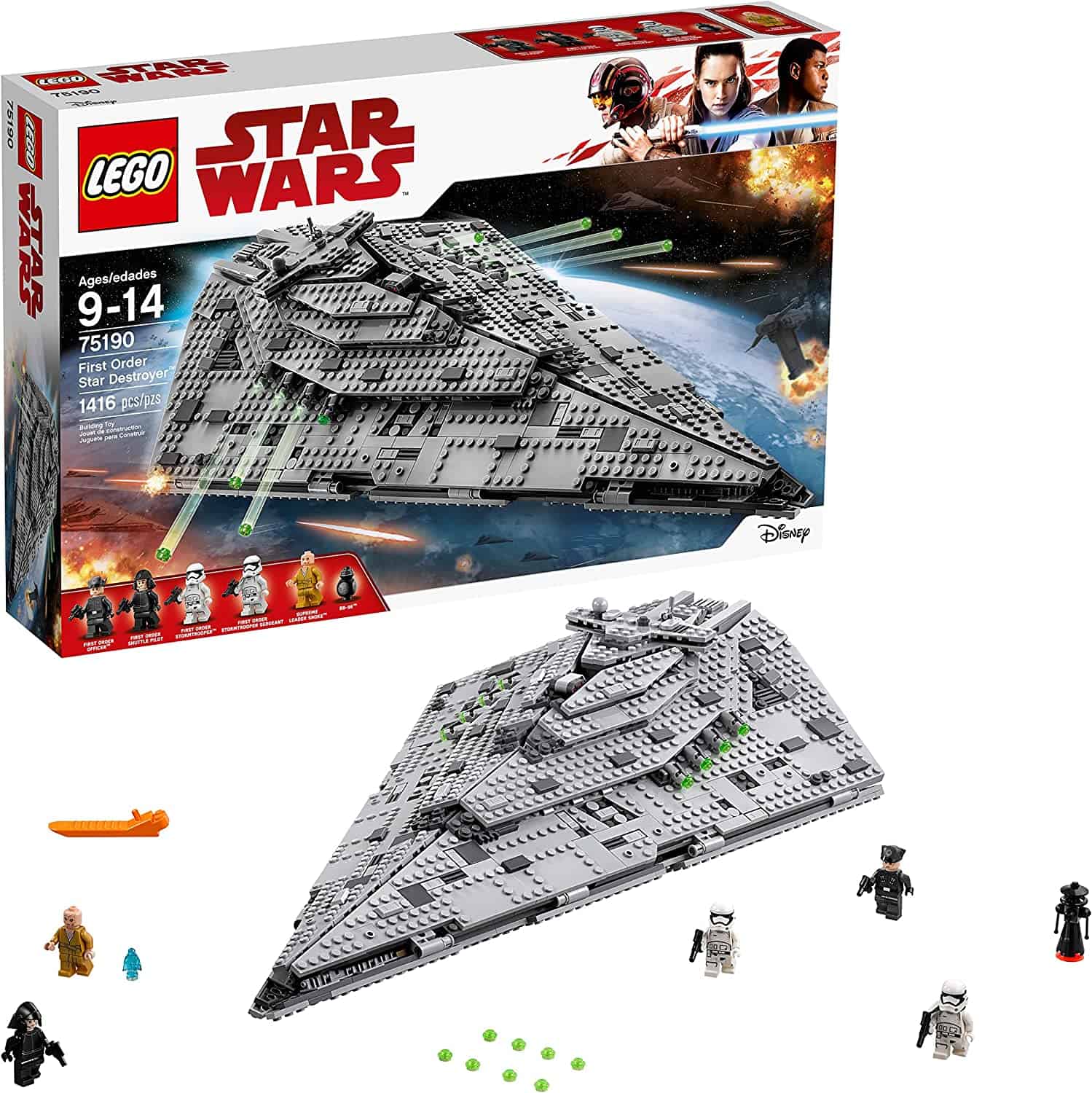 Lego Star Wars Episode VIII First Order Star Destroyer 75190