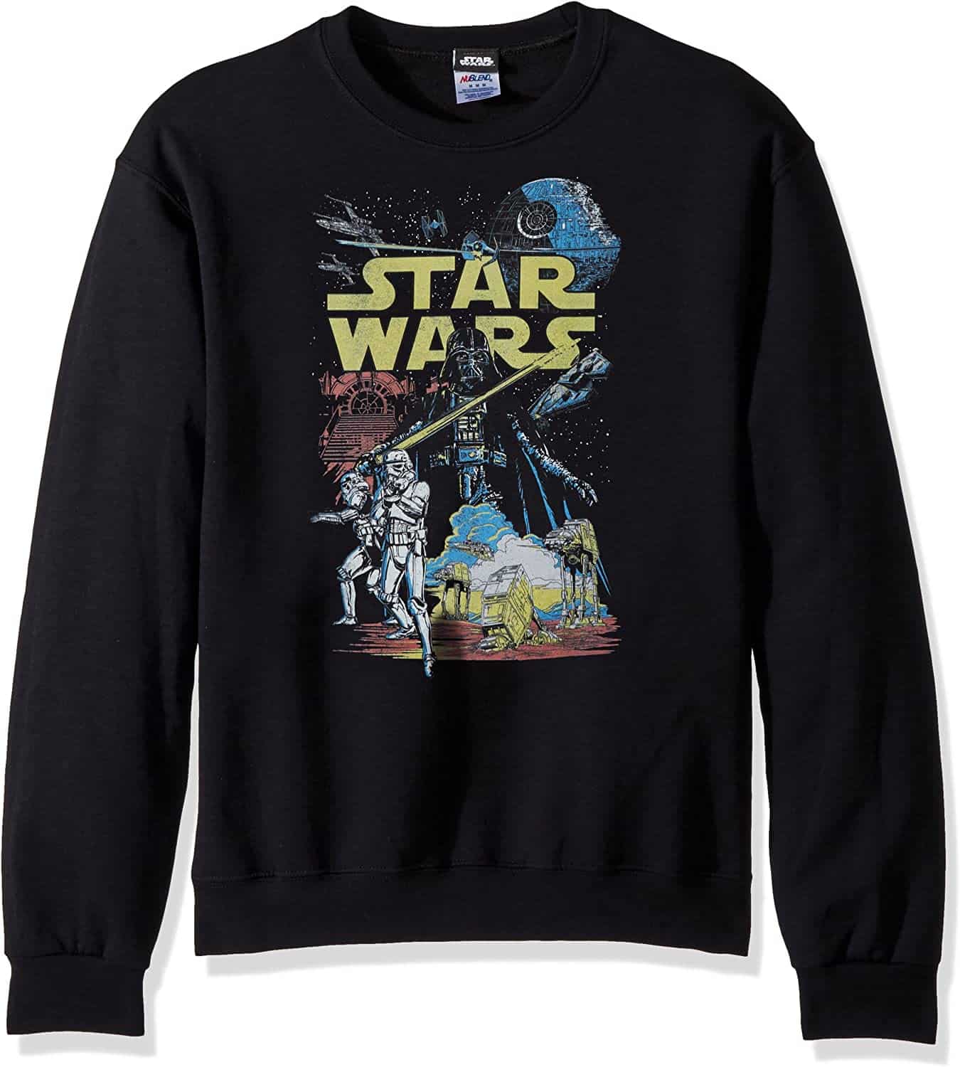 Star Wars Mens’ Rebel Classic Graphic Long Sleeve T-Shirt