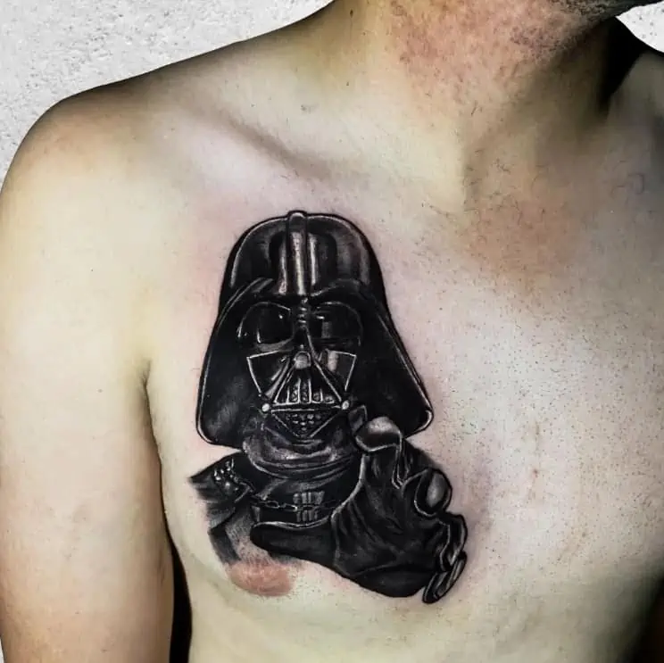 Darth Vader Tattoo starwars tattoo darthvader fallenangeltattoo   TikTok