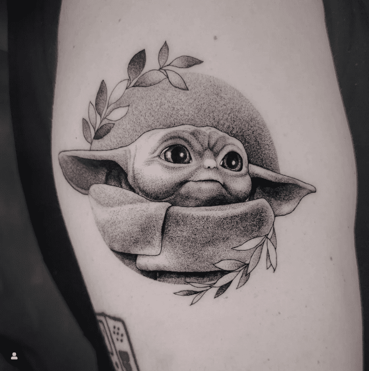 baby yoda trampoline hand tattooTikTok Search