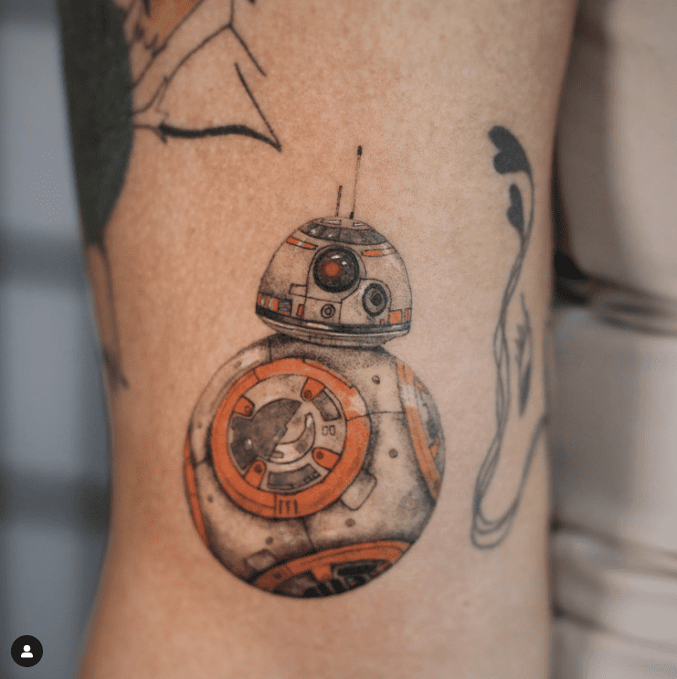 star wars BB8 tattoo