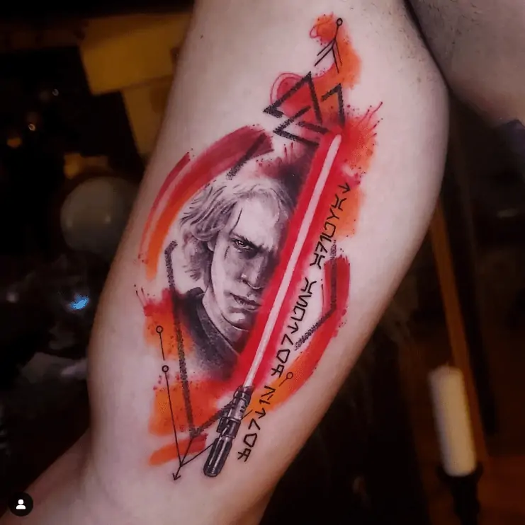 star wars tattoo an inspirational arc