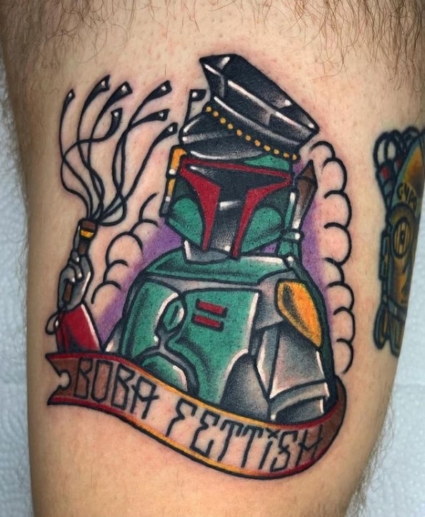 star wars Boba Fett tattoo