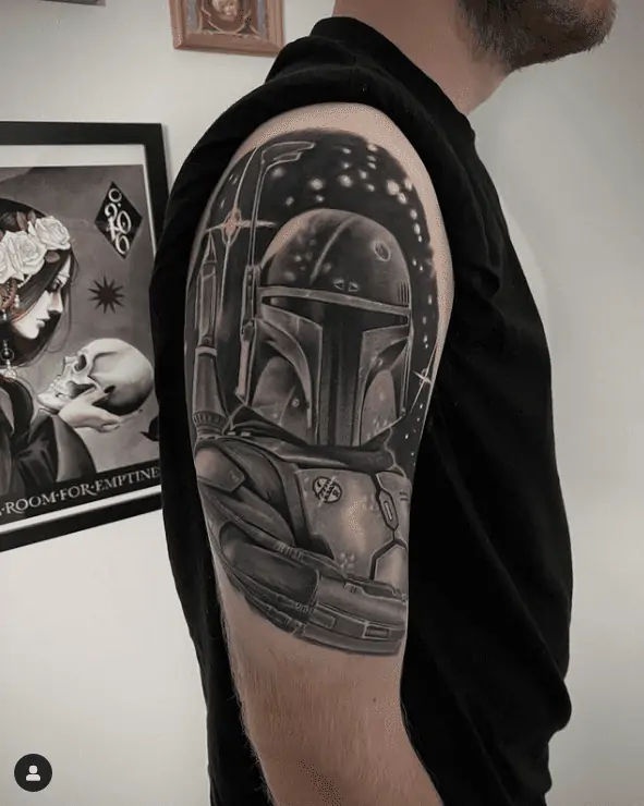 star wars Boba Fett tattoo