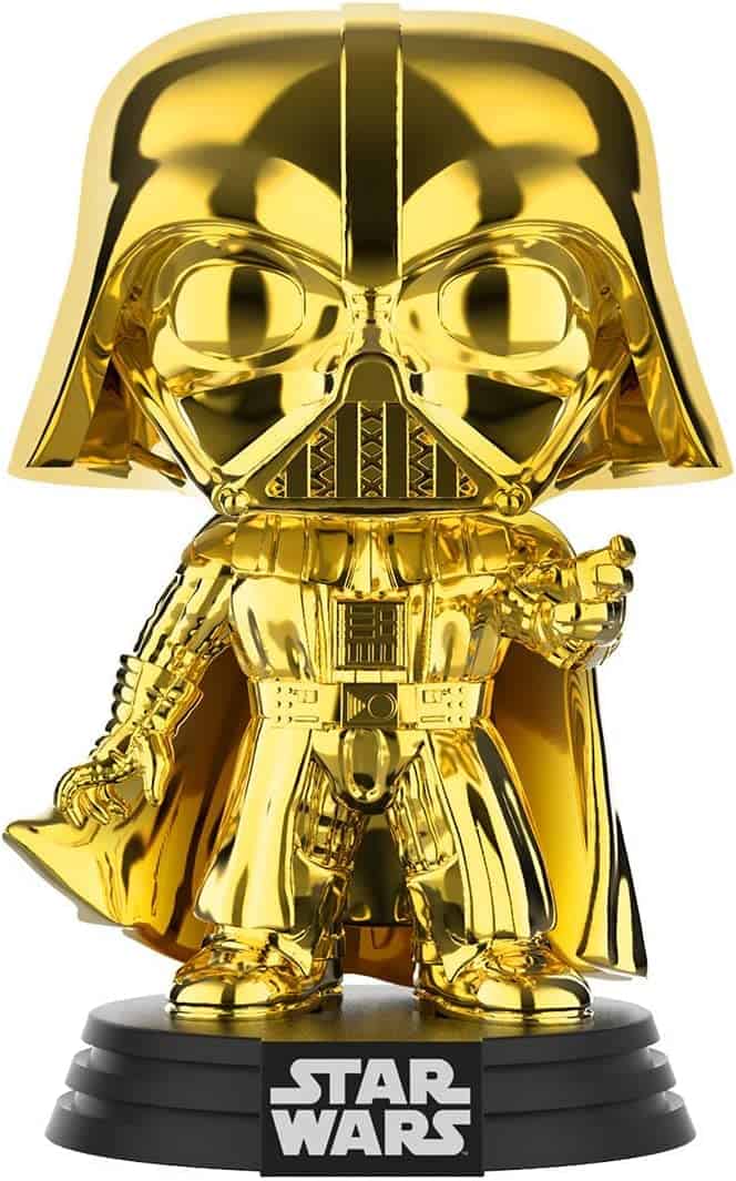 Darth Vader Gold ChromeGalactic Convention funko pop