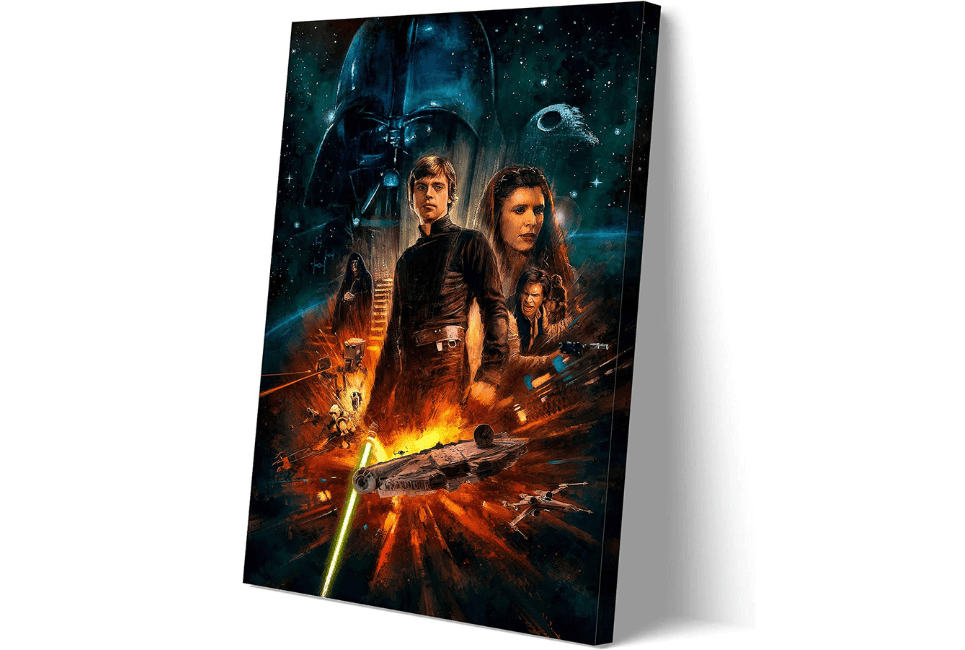 Luke Skywalker Poster Canvas Print Art for Home Wall Decor