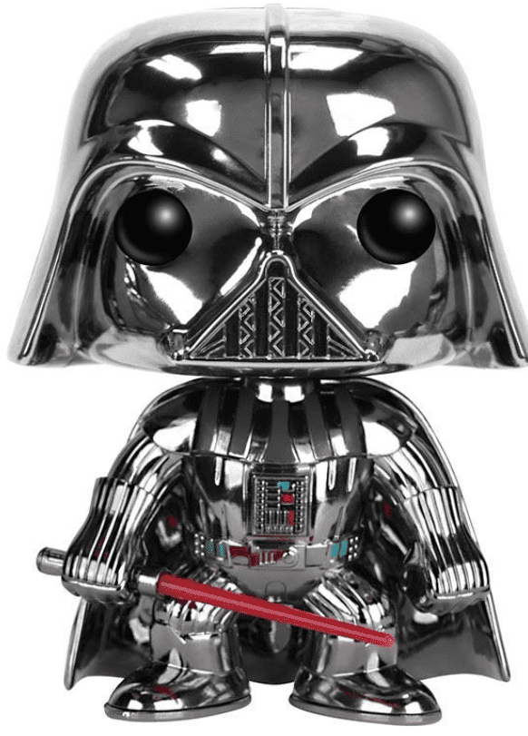 Metallic Chrome Darth Vader funko pop