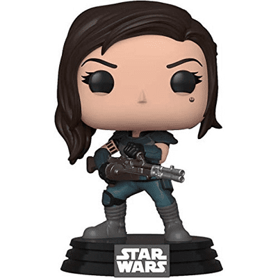 funko pop! star wars- the mandalorian - cara dune with gun exclusive vinyl figure #356