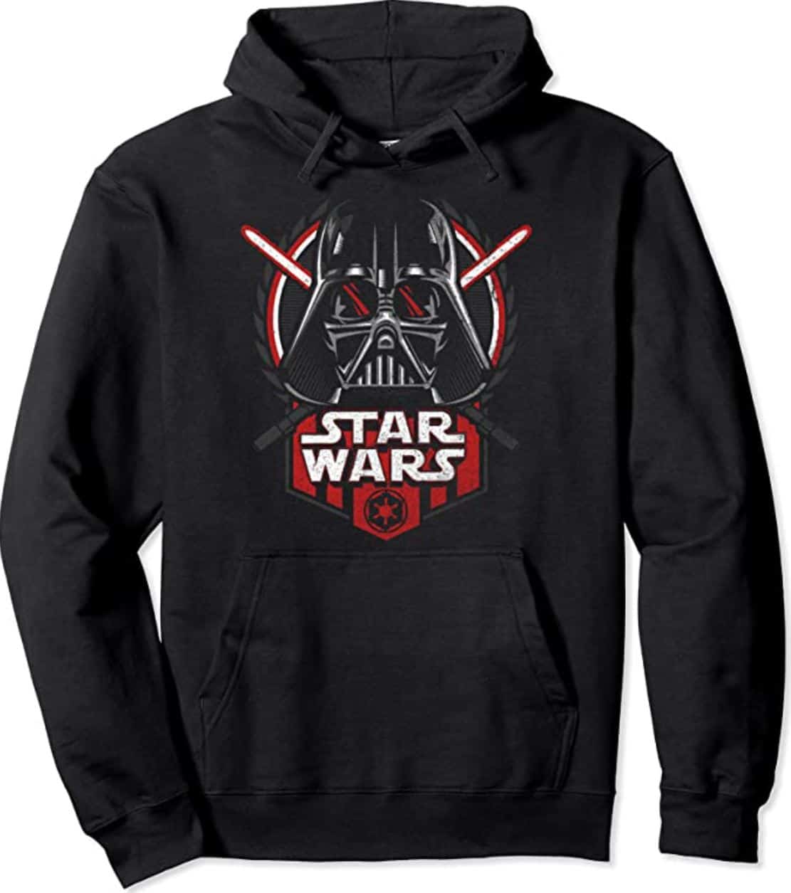 Hoodies From Star Wars Star Wars Darth Vader Crossed Sabers Portrait Pullover Hoodie