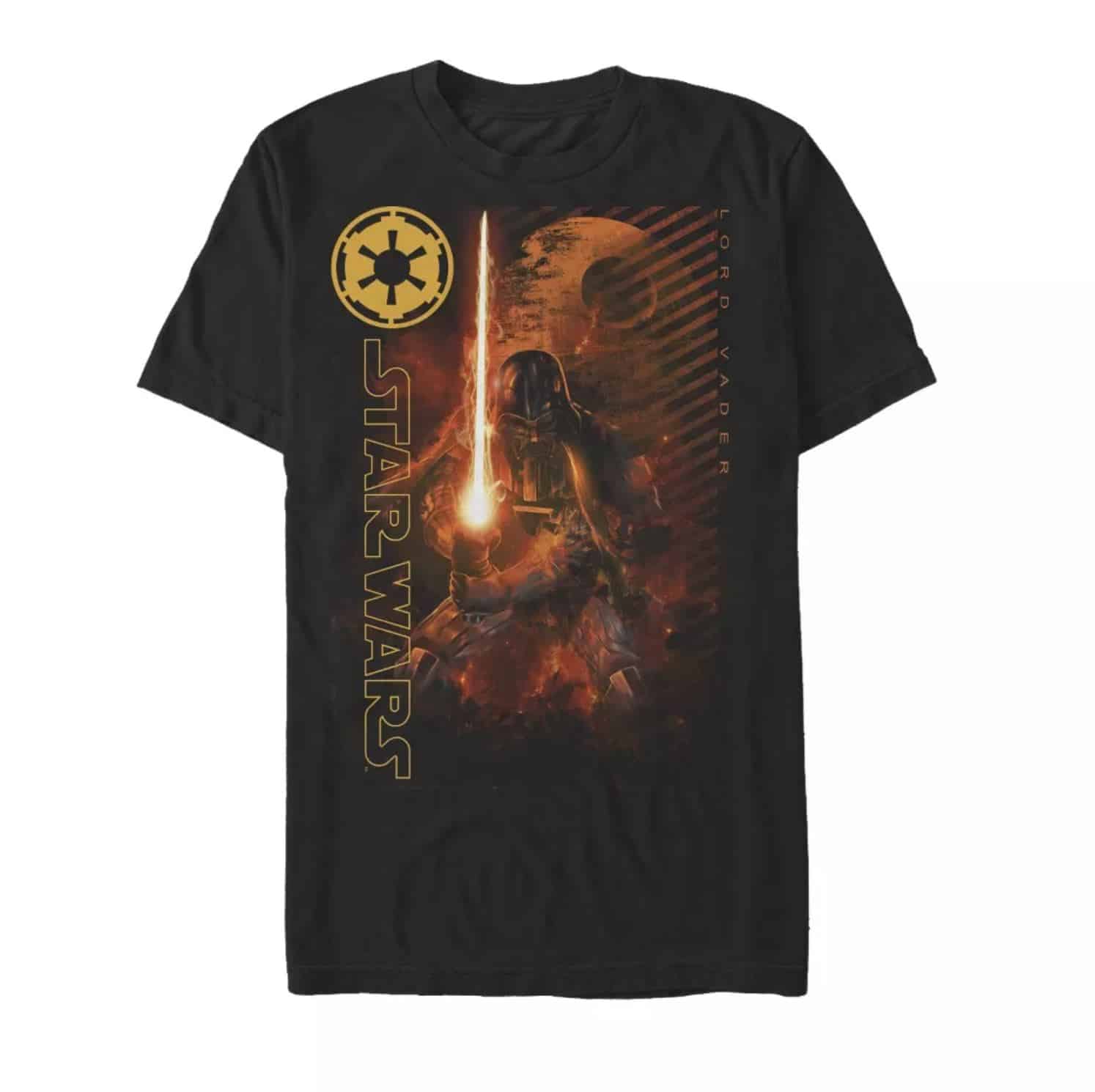 Men's Star Wars Darth Vader Fire T-Shirt