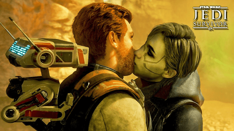 star wars merrin and cal first kiss